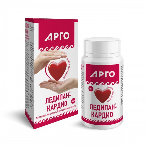 Купить Витаминно-минеральный обогащенный комплекс Ледипан-кардио, капсулы, 60 шт  г. Ставрополь  